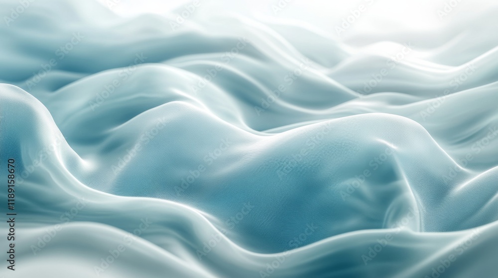 Obraz premium Abstract Blue Waves