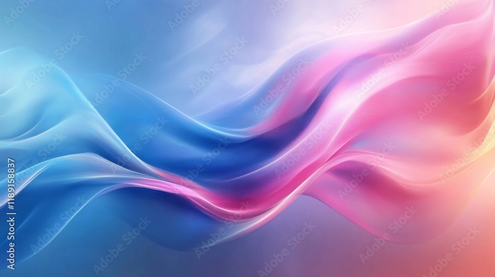 Obraz premium Colorful Abstract Wave Background