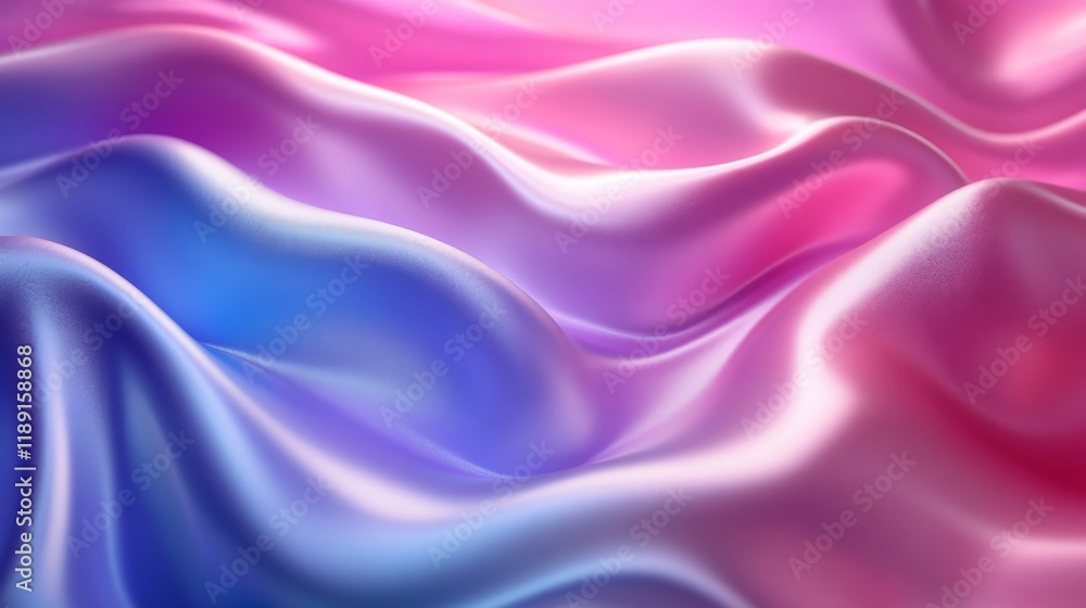 Obraz premium Colorful Silk Waves