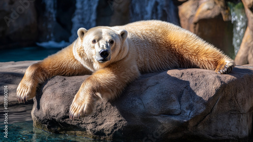 Polar bear (Ursus Maritimus) on Axel Heiberg island, Nunavut, Canadian Arctic, Canada, North America photo