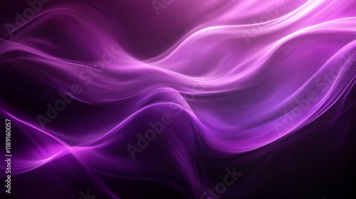 Wallpaper Mural Ethereal Purple Waves Torontodigital.ca