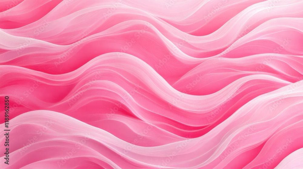 Fototapeta premium Soft Pink Abstract Waves
