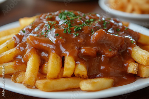 French Fries With Melted Ch...