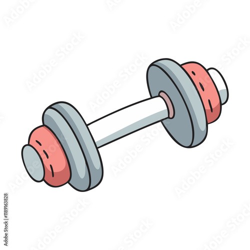 dumbbell for working out vector icon, dumbbell for working out vector illustration - simple illustration of dumbbell for working out, perfect for logos,and dumbbell for working out -themed designs.