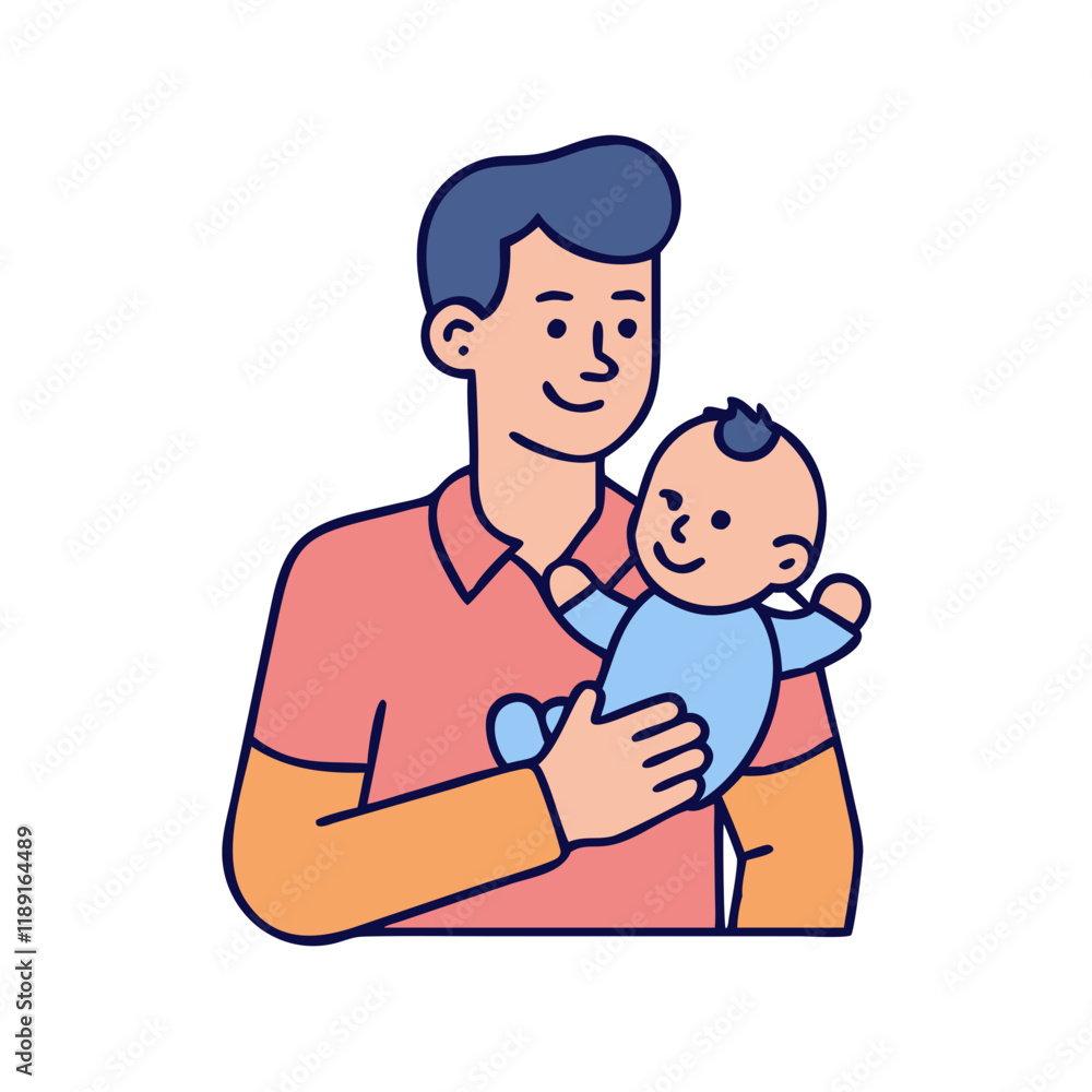 father holding baby vector icon, father holding baby vector illustration - simple illustration of father holding baby, perfect for logos,and father holding baby -themed designs. father holding baby vector icon, father holding baby vector illustration - simple illustration of father holding baby, perfect for logos,and father holding baby -themed designs.