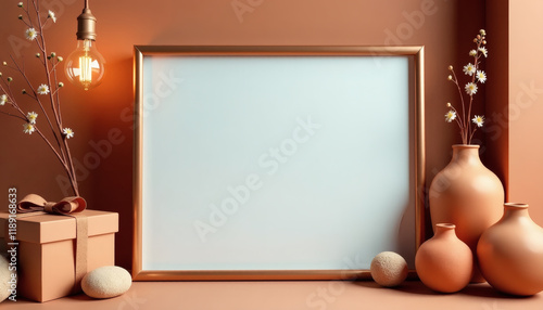 Earthen Hues: Terracotta Display Template