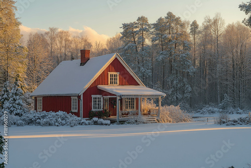 Winter In North Sweden