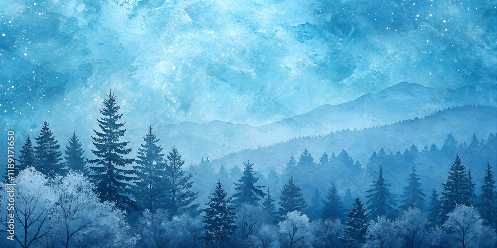 Fototapeta premium landscape with mountains