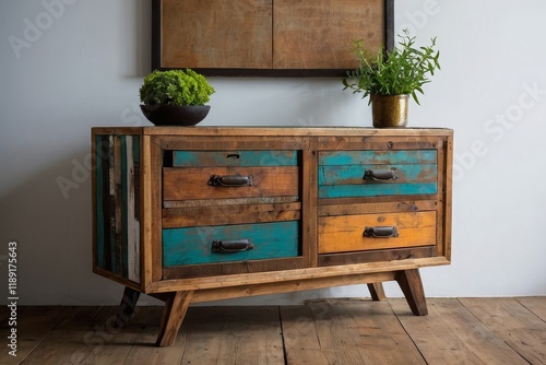 Home decor and furniture made from reclaimed wood, showcasing creativity and eco-conscious upcycling practices