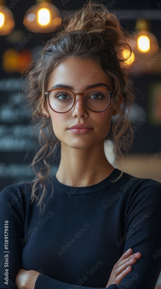 Modern paralegal education concept in contemporary setting with professional woman Modern paralegal education concept in contemporary setting with professional woman