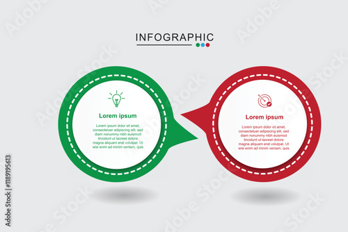 4 Steps Infographics Design Template - Graph, Pie chart, workflow layout, squire diagram, brochure, report, presentation, web design. Editable Vector