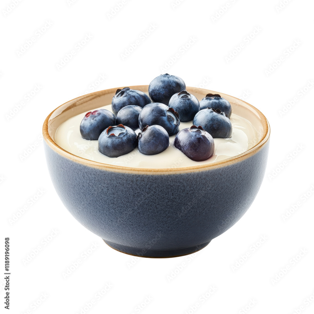 Delicious Creamy Yogurt with Fresh Blueberries: A Healthy and Refreshing Breakfast Bowl Delicious Creamy Yogurt with Fresh Blueberries: A Healthy and Refreshing Breakfast Bowl