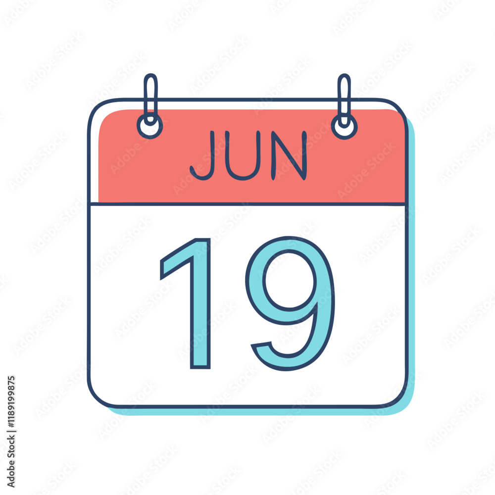 june 19 calendar icon vector icon, june 19 calendar icon vector illustration - simple illustration of june 19 calendar icon, perfect for logos,and june 19 calendar icon -themed designs. june 19 calendar icon vector icon, june 19 calendar icon vector illustration - simple illustration of june 19 calendar icon, perfect for logos,and june 19 calendar icon -themed designs.