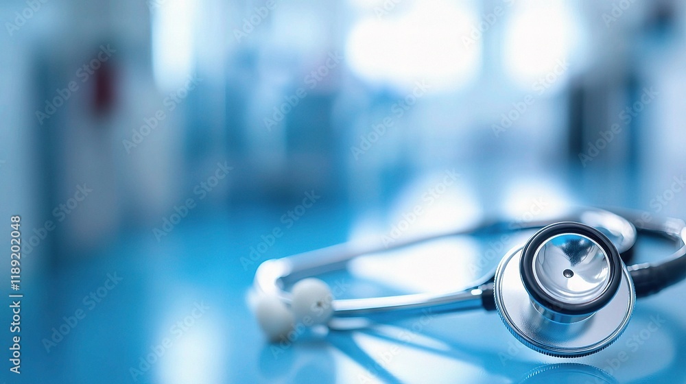 Abstract Medical Background with Blurred Design Elements and Lines Abstract Medical Background with Blurred Design Elements and Lines
