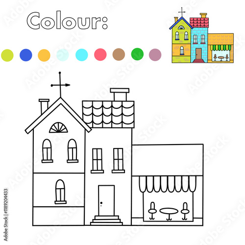 Colour a house