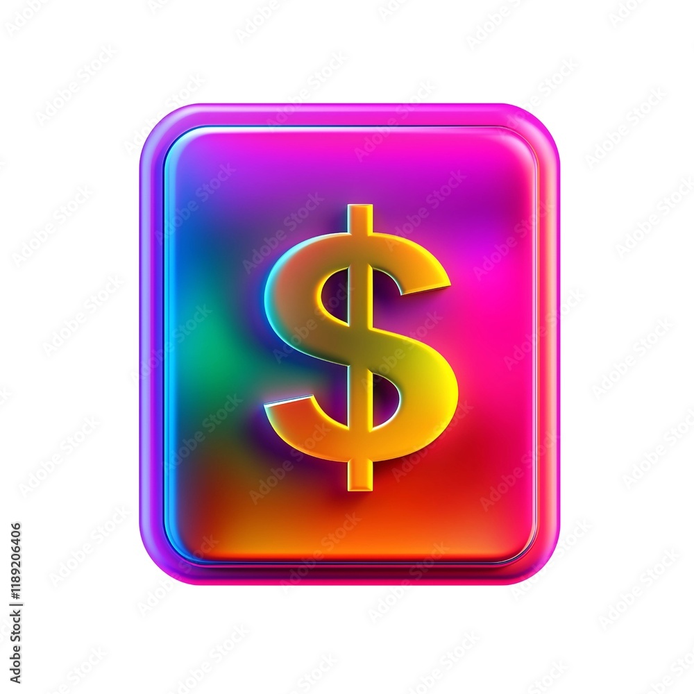 A colorful, glossy dollar sign icon on a vibrant background, symbolizing finance, wealth, and economic themes. A colorful, glossy dollar sign icon on a vibrant background, symbolizing finance, wealth, and economic themes.