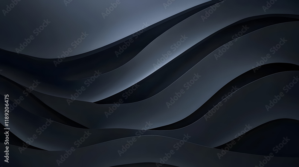 Obraz premium A simple black gradient background suitable for product or text placement.