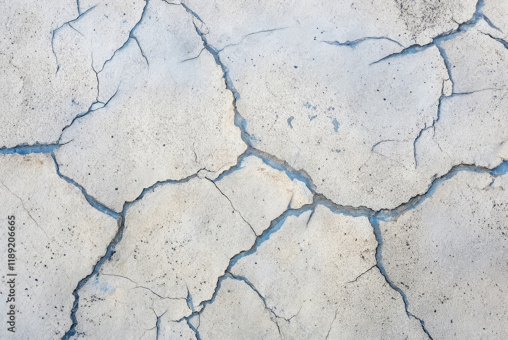 Fototapeta premium Cracked Concrete Texture Grunge Distressed Wall Surface Background