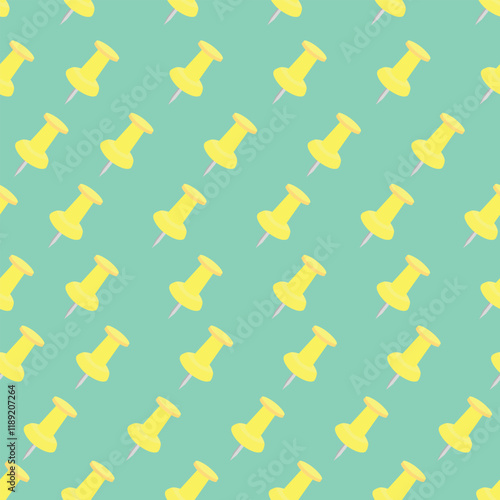 Pattern Pin with theme color yellow and soft green