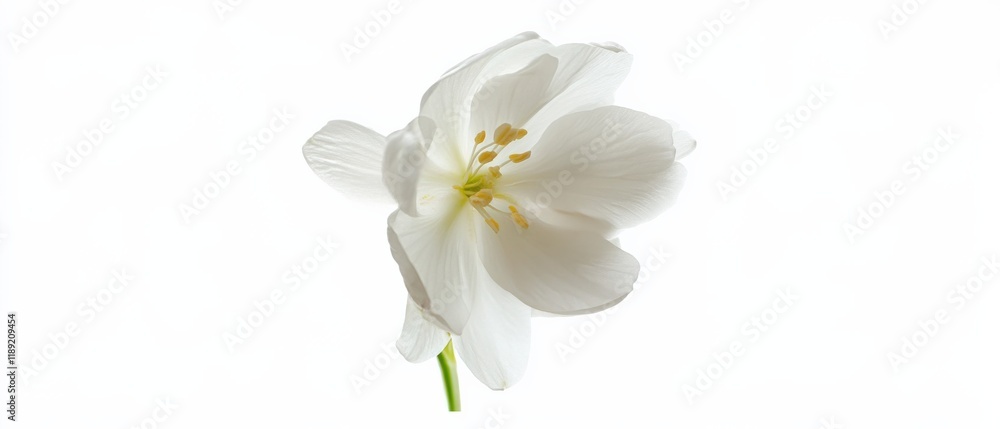 a close up of a white flower on a white background a close up of a white flower on a white background