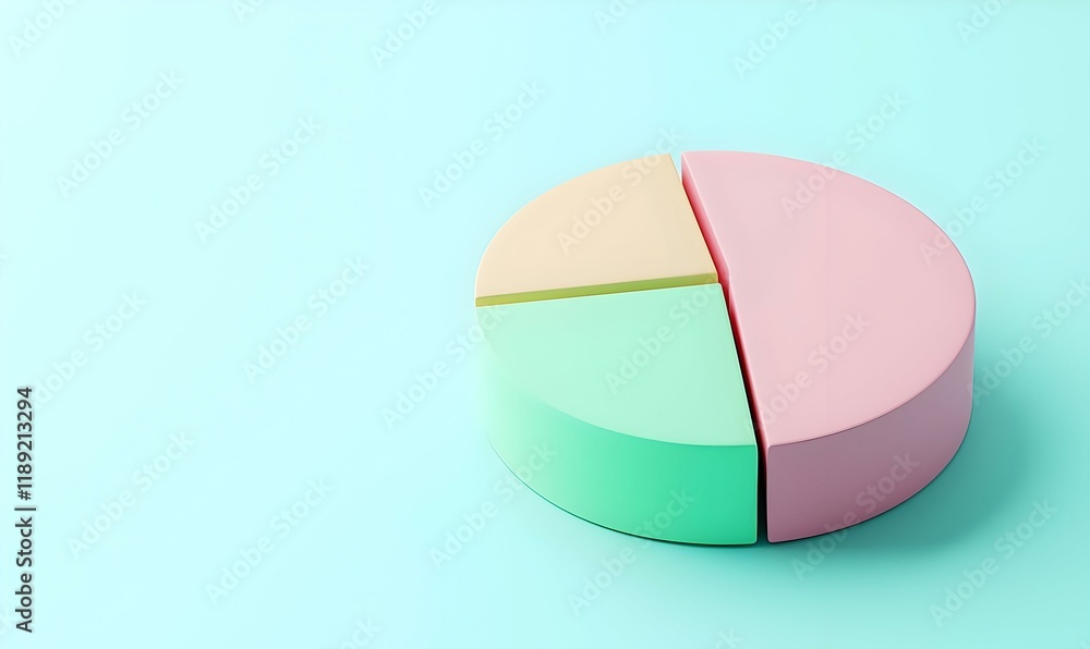 Fototapeta premium Pie chart highlighting benefits of remote work, showcasing increased productivity, flexibility, work-life balance, and cost savings for employees.