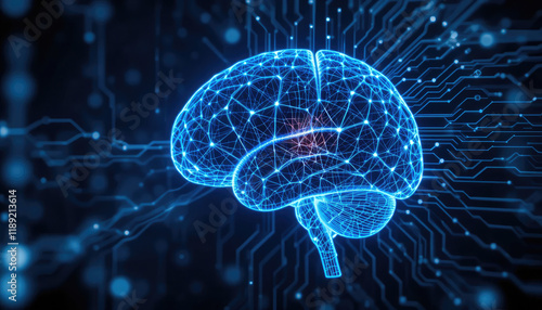 Wallpaper Mural Human Brain Neural Network, The Concept of AI Big Data and Intelligent Thinking Illustration. Torontodigital.ca