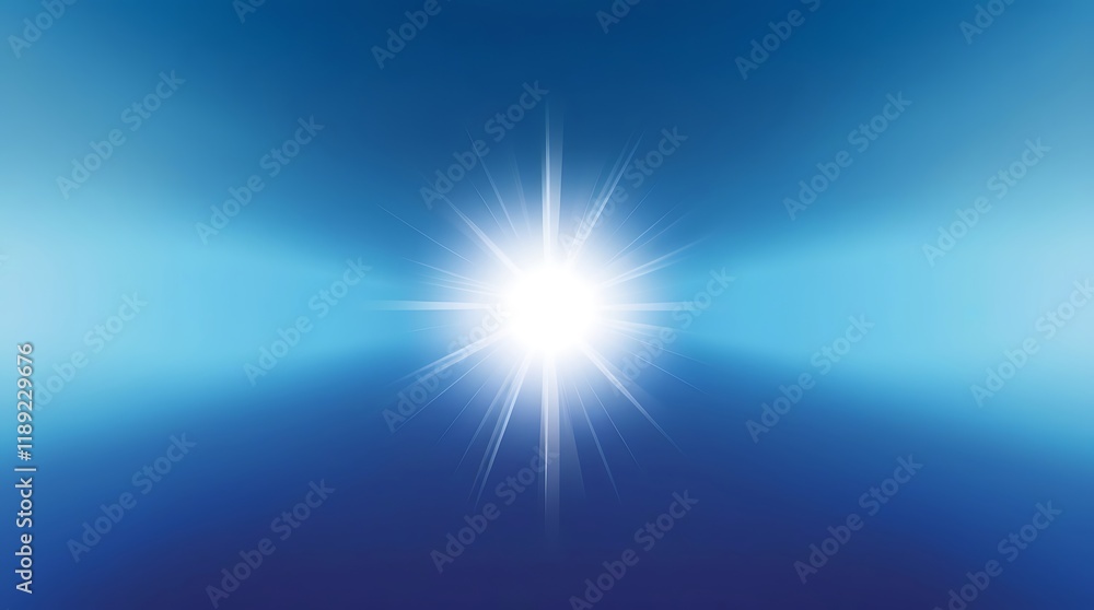 Abstract blue gradient background with bright white light burst for business use Abstract blue gradient background with bright white light burst for business use