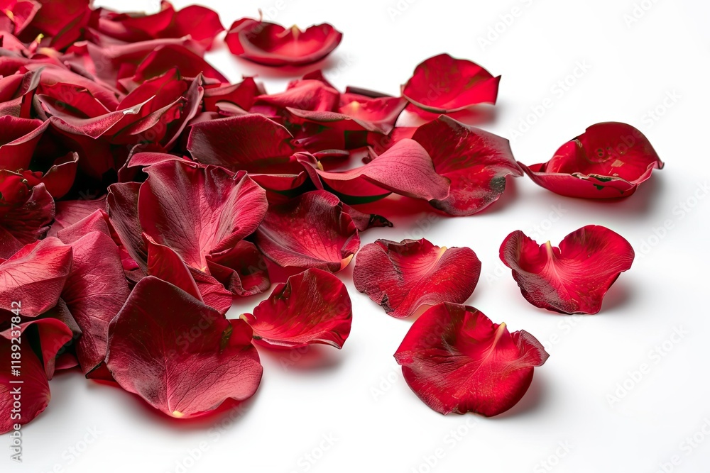 High Resolution Visual of Scattered Red Rose Flower Petals High Resolution Visual of Scattered Red Rose Flower Petals
