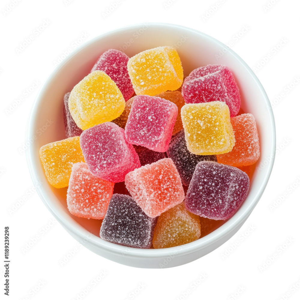 A Bowl of Delicious Colorful Gummy Cubes: Sweet Treats, Vibrant Colors, and a Textured Delight A Bowl of Delicious Colorful Gummy Cubes: Sweet Treats, Vibrant Colors, and a Textured Delight