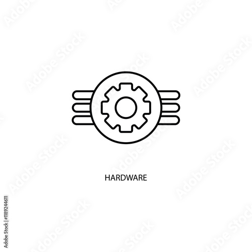 Icon a HARDWARE, isolated against a clean background.
