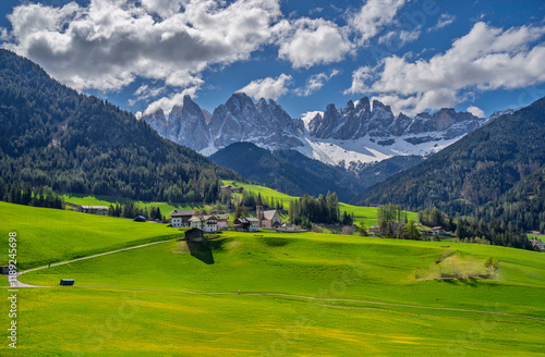 St Maddalena village view in Italy