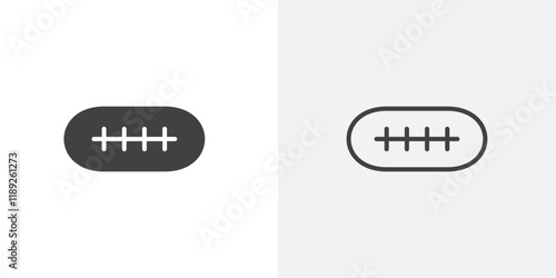 Type c icon flat and simple set design