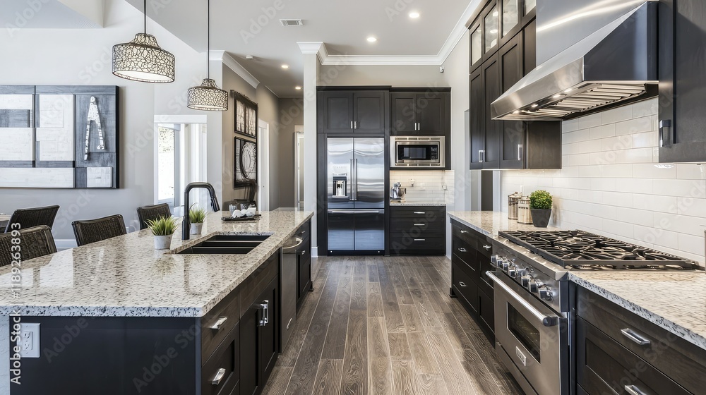 Modern Kitchen Interior with Elegant Design and Beautiful Features Modern Kitchen Interior with Elegant Design and Beautiful Features