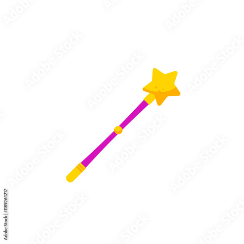 Magic wand - vector illustration