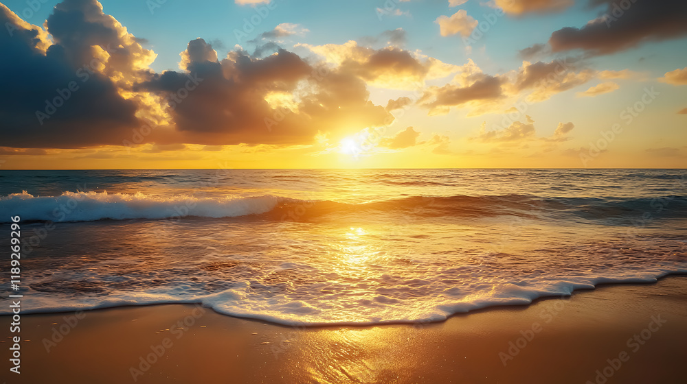 Obraz premium A sunny day sets a cheerful mood.