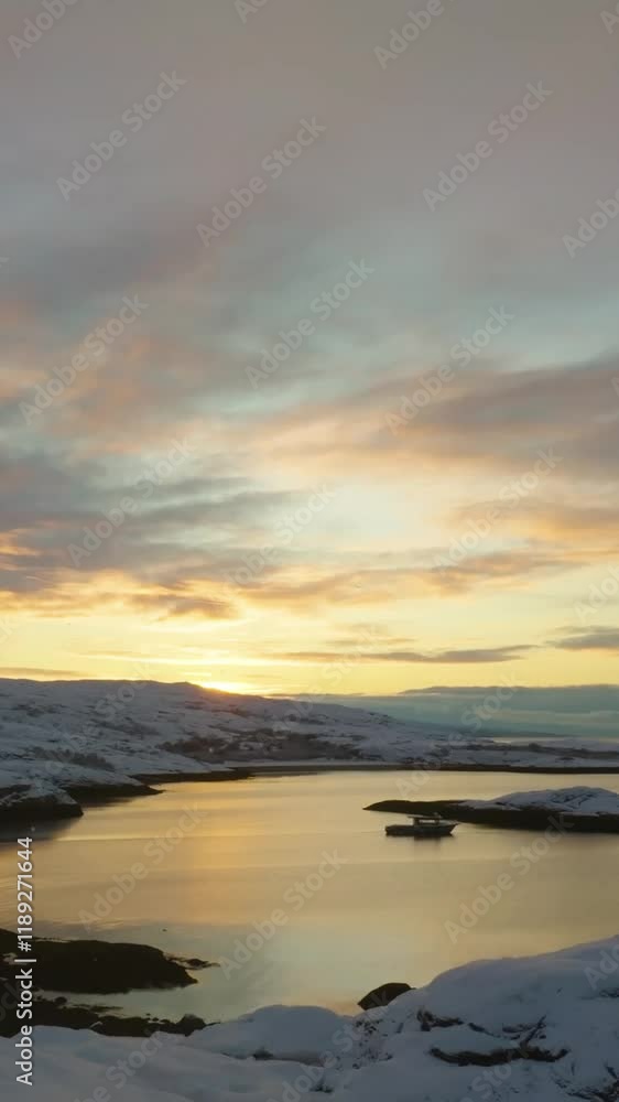 Aerial view of beautiful winter landscape Aerial view of beautiful winter landscape