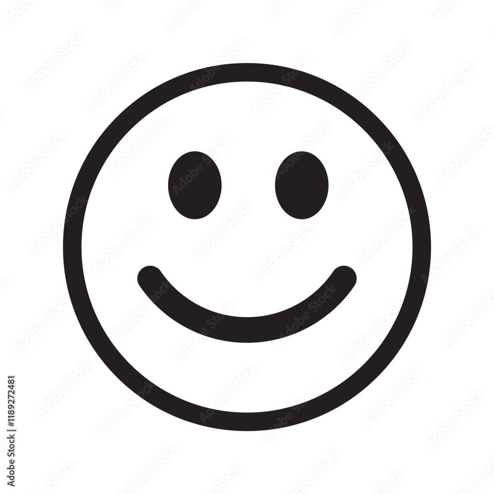 smile, emoji vector line icon, sign, illustration on white background eps10 smile, emoji vector line icon, sign, illustration on white background eps10
