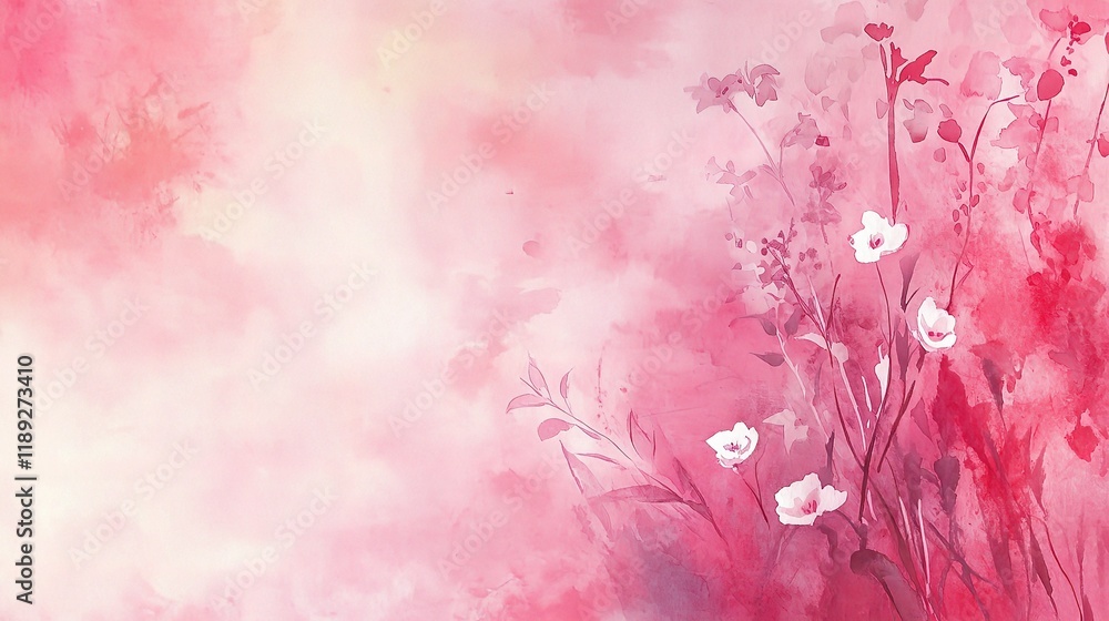 Whispers of Spring: A delicate watercolor painting of wildflowers blooming gracefully against a soft, dreamy backdrop, evoking feelings of renewal and serenity. Whispers of Spring: A delicate watercolor painting of wildflowers blooming gracefully against a soft, dreamy backdrop, evoking feelings of renewal and serenity.