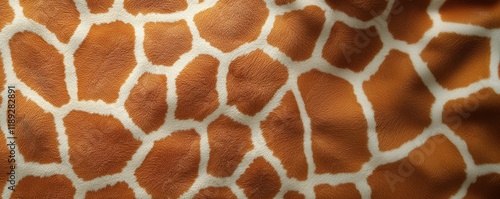 Giraffe skin texture isolated. Close-up giraffe pattern. Wild Animal fur. Giraffe spots. Realistic giraffe skin. Giraffe design texture. Wild Animal texture. Detailed Giraffe Skin for Designers.