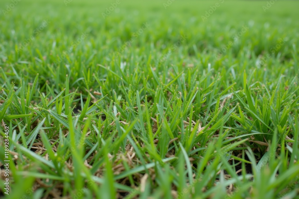 Vibrant Green Grass with Intricate Blade Details Vibrant Green Grass with Intricate Blade Details