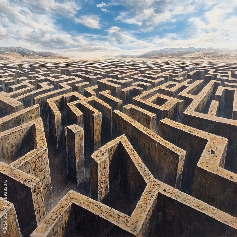 Expansive Labyrinth Reaching Towards the Horizon Expansive Labyrinth Reaching Towards the Horizon