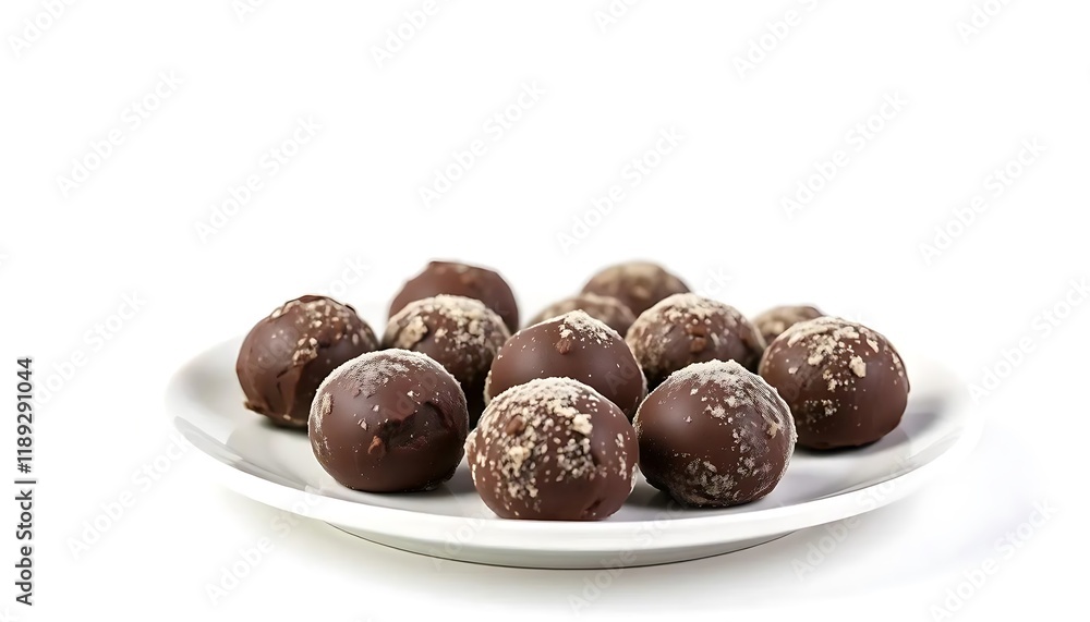 Chocolate Truffles: A Delightful Collection of Dark, Dust-Kissed Spheres Chocolate Truffles: A Delightful Collection of Dark, Dust-Kissed Spheres