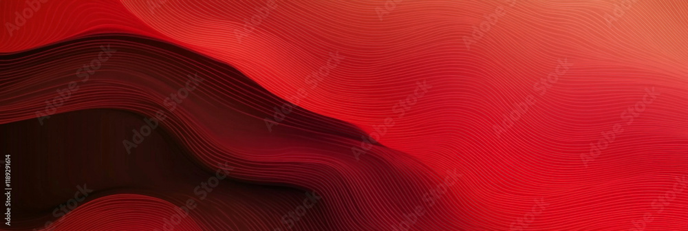 Abstract Red Waves - Dynamic Flow of Curved Lines in a Vibrant Gradient Background for Artistic and Design Use Abstract Red Waves - Dynamic Flow of Curved Lines in a Vibrant Gradient Background for Artistic and Design Use