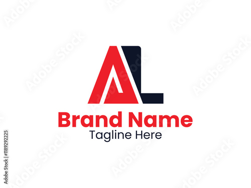 Free Download Letter AL, LA letter logo design. Initial letter LA uppercase monogram logo. - GFXLoad