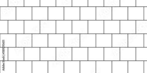 Pavement seamless mosaic stone concrete wall surface tiles. subway vector block rock white brick wall texture background.