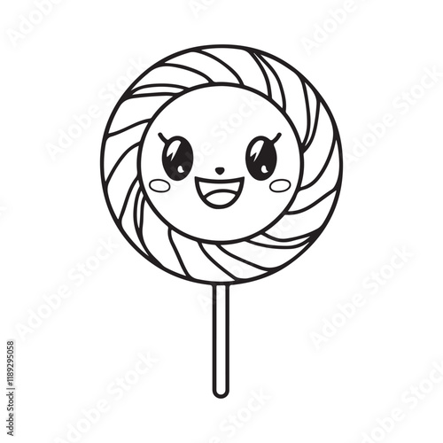 kawaii food Coloring page, Bold and easy Coloring Page, kawaii coloring page, Kawaii Drink Coloring Page, cute kawaii food and drink Coloring Page, line art, black and white image