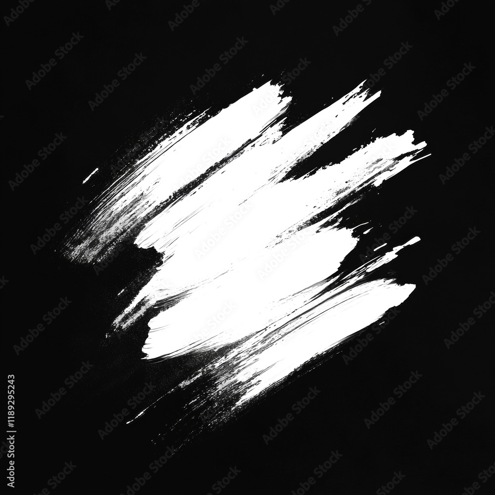 Abstract Black And White Brush Stroke Design Abstract Black And White Brush Stroke Design
