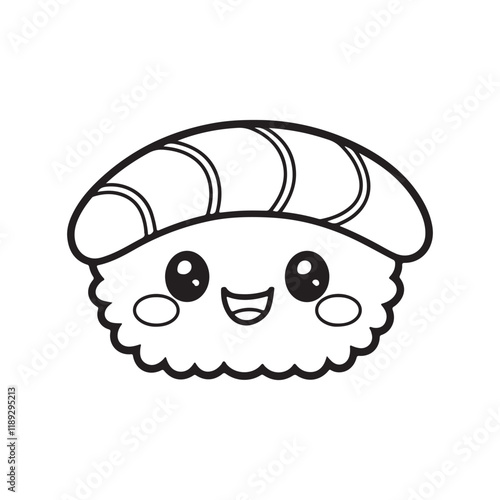 kawaii food Coloring page, Bold and easy Coloring Page, kawaii coloring page, Kawaii Drink Coloring Page, cute kawaii food and drink Coloring Page, line art, black and white image