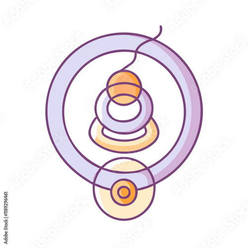 kundalini yoga spiral vector icon, kundalini yoga spiral vector illustration - simple illustration of kundalini yoga spiral, perfect for logos,and kundalini yoga spiral -themed designs.