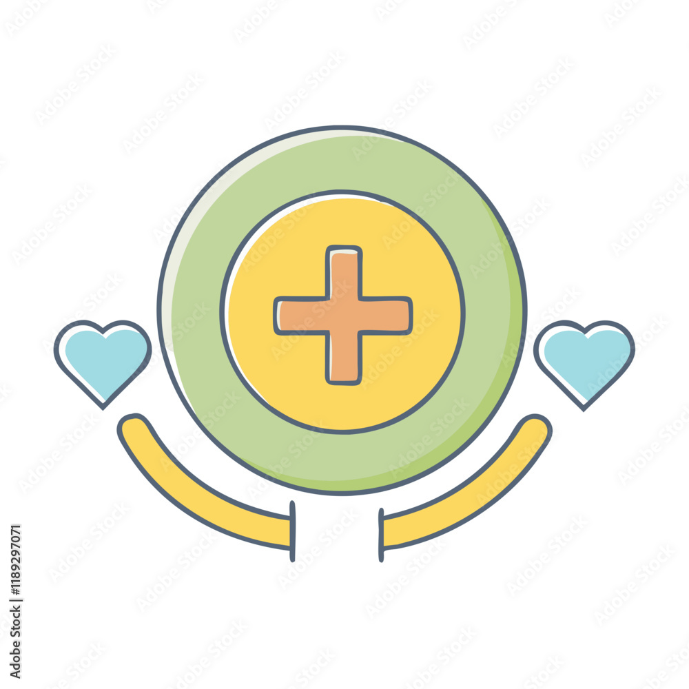 Obraz premium positive energy symbol vector icon, positive energy symbol vector illustration - simple illustration of positive energy symbol, perfect for logos,and positive energy symbol -themed designs.